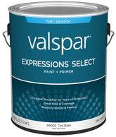 Valspar Expressions Select 4400 028.0044003.007 Latex Paint, Acrylic Base, Flat, Tint Base, 1 gal